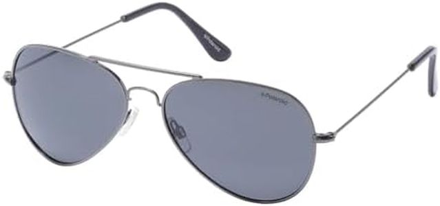 Polaroid 04213 Y2 A4X 58 Gafas de Sol, Gris (Gun/Grey Pz), Hombre