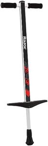 Razor Gogo Pogo Stick for Kids Ages 6+ - Lightweight, Foldable, For Riders up to 143 lbs, Black