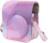 Camera Case for Instax Mini 12, PU Leather Camera Case with Adjustable Shoulder Strap, Camera Protective Case Camera Bag for Fujifilm Instax Mini 12 (Dreamy )