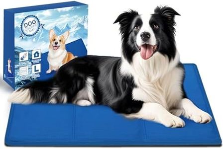 AECCN Tapis Rafraichissant Chien Large 90x50cm - Coussin Auto - Gel Non Toxique, Surface RéSistante Aux Rayures Durable, Tapis Rafraichissant Chat Caisses Et Lits pour Les Chaudes JournéEs D'été【L】