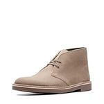 Clarks Men's BUSHACRE 2 Boot, Taupe Distressed Suede, 11 W US