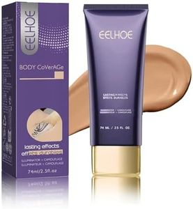 Body Coverage Cream Waterproof Full Coverage Leg & Body Concealer – Tattoo & Scar Cover-Up Makeup, Long‑Lasting Skin Perfector 2.5oz