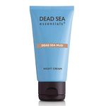 Dead Sea Essentials Mud Night Cream, Hydrating Moisturizing Dry Skin Care - 1.69 Fl oz, 50 ml