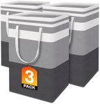 BlissTotes 3-Pack Laundry Basket, F
