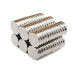 Yizhet Neodym Magnets 50 PCS Ultra Strong Mini Magnets Super Magnets 10x2 mm for Fridges, Magnetic, Whiteboard, Memo Board, Magnetic Strips, etc.