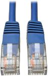 Tripp Lite Cat5 Cat5e Molded Patch Cable 350Mhz UTP Blue RJ45 M/M 75ft 75'(N002-075-BL)