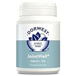 Dorwest JointWell 100 Tablets for Dogs & Cats – Natural Dog Supplements to Support Joint Mobility and Comfort, with Glucosamine, Chondroitin, Zinc, Vitamin C and Hyaluronic Acid