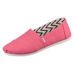 TOMS Women's Alpargata Espadrille Loafer Flat, Shell Pink Heritage Canvas, 6 UK