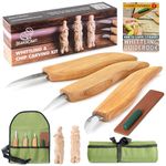 BeaverCraft Wood Carving Whittling Knife Tools Set