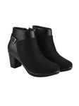 Shoetopia womens BT-3407 Black Ankle Boot - 8 UK (BT-3407-Black)