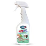 ZORBX Unscented Pet Odor Remover Spray – Perfume Free Strong Litter Odor Remover| Advanced Odor Control for Carpet, Bathroom & Urine Odors| Fast Acting Odor Remover Spray for Dogs & Cats – 16 FL Oz