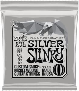 Ernie Ball John Mayer Silver Slinky Nickel Wound Electric Guitar Strings - 10.5-47 Gauge