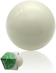 DONZWIYES Pallino Ball Replacement, for Bocce Ball Game and Boule Game,2.24 In/57 Mm White Bocce Pallino Ball Replacement
