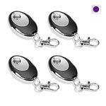 315MHz Purple Learn Button Garage Door Remote Control Keychain Compatible with Sears Craftsman 139.53753 - LiftMaster 370LM 371LM 372LM 373LM - Chamberlain 950D 953D 956D (4 Pack)
