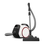 Miele Boost CX1 Bagless Sled Vacuum Cleaner with Vortex Technology and AirClean Filter Hygiene, Powerful, Compact and Handy, 890 W, 1 L, 28 x 40 x 28 cm, Lottoswhite/Red