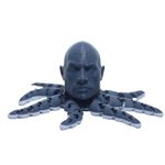 RJW Design Store The Rocktopus WWE Fidget Toy Model - Dwayne The Rock Johnson Wrestling Collectible and Stress Octopus