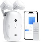 Kalopsia Automatic Curtain Opener: 3-in-1 WiFi Bluetooth Remote Control Smart Curtain Robot 3 Curtain Rails Curtain Motor Silent Indoor Electric Curtain for Google Home Alexa