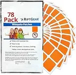 RiptGear Mosquito Patches - 78 Pack of Mosquito Stickers for Kids and Adults, Natural Mosquito Sticker, Citronella Patch Sticks to Any Surface - DEET Free