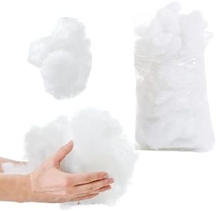 XINHIU Christmas Artificial Fake Snow Christmas Fake Snow Fiber Fluffy Snow for Xmas Tree Home Display Decor (3.52 Ounce)