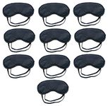 JERN Pack of 10 Eye Shades Mask for Proper Sleep