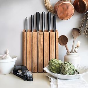 Robert Welch 7-Piece Knife Block Set – Stainless Steel Kitchen Knives