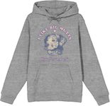 I Like Big Mutts And I Cannot Lie Whimsical Dog Adult Heather Gray Long Sleeve Hoodie-Small