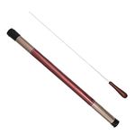 Cheerock 15 Inch Music Conducting Baton with Case, Orchestra Baton Band Conductor Baton, Rosewood Handle Conductors Baton, Music Conductor Stick Wand