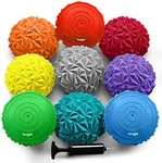 Yes4All Rocky Balance Pods Set – Sensory Balance Pods/Hedgehog Balance Pods/Stepping Pods (Set of 9)