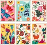 YALKIN Paint by Numbers for Adults and Beginner, Painting by Number Kits On Canvas,Without Frame DIY Color Oil Painting Acrylic Paints,Home Wall Decor 6 Pack 8x12 in