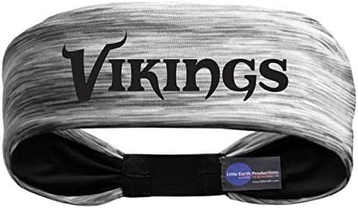 Littlearth Unisex-Adult NFL Minnesota Vikings Tigerspace Headband, Grey, One Size, (300688-VIKG)