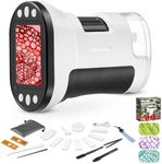 Gleamkid Microscope for Kids, 200-1000X Handheld Kids Microscope with 2” LCD Screen, Rechargeable Mini Microscope with Slides Kit, Photo & Video, 32G SD Card, Microscope Science Edu Gift for Kids 8-12