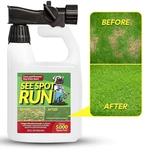 See Spot Run Eliminate Yellow Spots On Your Lawn Caused by Dog Urine | All-Natural, Safe for Pets and Humans | Made in The USA | Ready-to-Mix Gallon (32 oz)