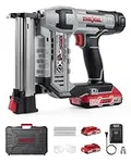 Electric Nail Gun, LINKNAL Cordless Brad Nailer Battery Powered,18 Gauge, 2×20V MAX Li-ion Batteries, Charger and 1000 Nails Included (L820-BN)
