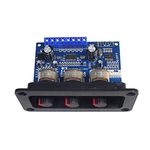 Fladhheg 2.1 Channel Digital Power Amplifier Board 2X25W+50W Bluetooth 5.0 Subwoofer Class D Audio Amplifier Board DC 12-20V