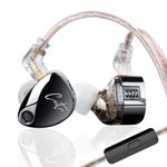 KZ Castor in Ear Monitor Headphones, HiFi Improved Bass Earphone Sound Tunable Noise Isolating IEMs, Dual-Dynamic Driver Wired Earbuds, 2PIN-C Detachable Cable for Singers Musicians