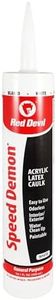 Red Devil 073612 0736 Speed Demon, Case of 12 Acrylic Caulk, White, 10.1 oz.