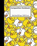 Cute Yellow Duck Composition Notebo