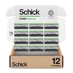 Schick Hydro Sense Sensitive Mens Razor Blade Refill With Skin Guards, Includes 12 Razor Blades Refills