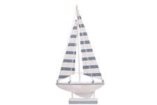 KandyToys Nautical Home Decor 35cm Sailboat Ornament Room Decor Seaside Themed Accessories Gift