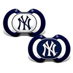 Baby Fanatic Nyy2000: New York Yankees Pacifier 2-Pack