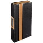 Hama CD Photo Album for 56 discs, CD/DVD/Blu-ray, Wood Effect, Black & Brown