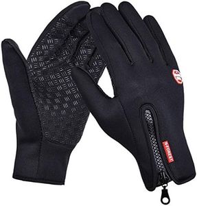 DGBAY Cycling Touch Screen Outdoor Gloves, Mountain Bike Gloves, Waterproof Outdoor Jogging Skiing Hiking Running (XL Size)