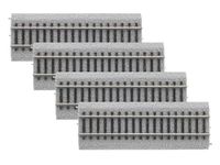 Lionel HO Gauge Track, 5" Straight MagneLock, 4-Pack