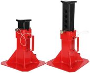 Car Jack Stand, Heavy Duty Jack Stands, Heavy Duty Pin Type Professional Car Jack Stand with Lock, 22 Ton Automotive Jack Stands for Trucks Cars Auto, (44,000 lb) Capacity, Red, 1 Pair