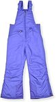 Arctic Quest Boys Girls Unisex Classic Snow Bib Ski Pants Overalls Winter Snowsuit Water-Resistant Windproof Outdoor Rain Bib, Vibrant Lavender, 7-8