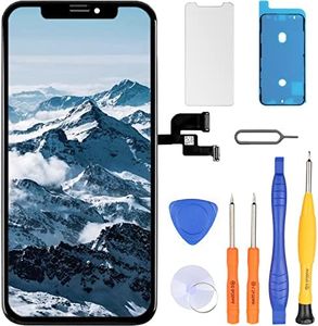 LL TRADER for iPhone Xs 5.8 inch LCD Screen Replacement 3D Touch Screen Digitiser Display Assembly with Repair Tool Kits