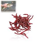 4cm Soft Lures Sets Silicone Swimbait Shad Grub Worm Plastic Lifelike Fake Earthworm Senko Bait Wacky Stick Fishing Lures Sea Baits Tackle Accessories (200pcs/ Pack)