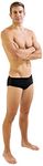 FINIS Men's Aqua Short Solid Black 34 Swim Briefs