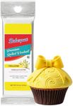 Bakerpan Premium Rolled Yellow Fondant for Cake Decorating, Vanilla Flavor - 4.4 Ounces (Made in USA)