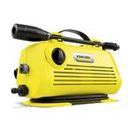 Kärcher K 2 Horizontal Electric Power Pressure Washer, 1700 PSI, 1.4 GPM, with 1 Spray Wand and Pressure Hose, Compact Design, Easy to Store